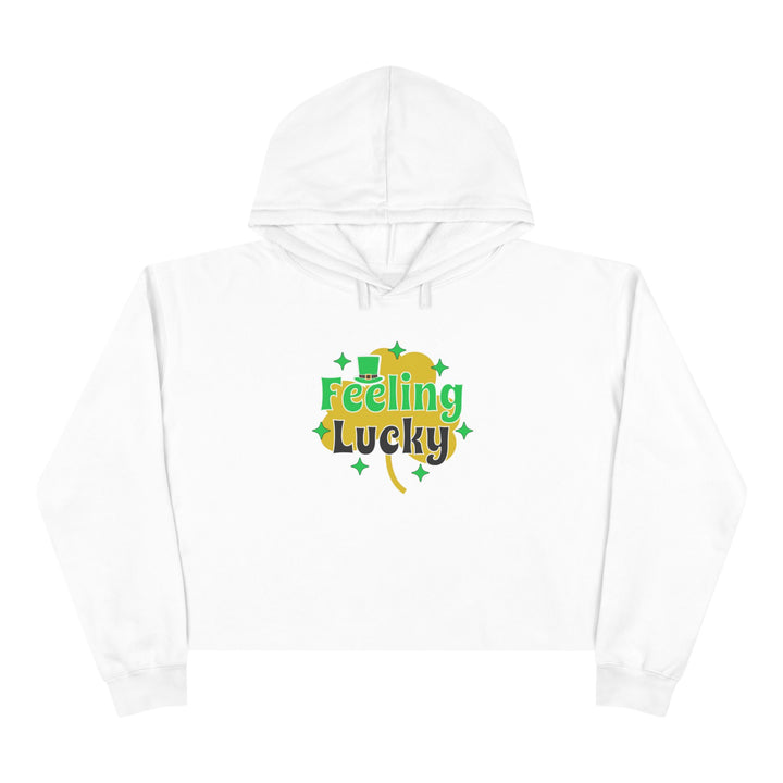 Feeling Lucky - Crop Hoodie