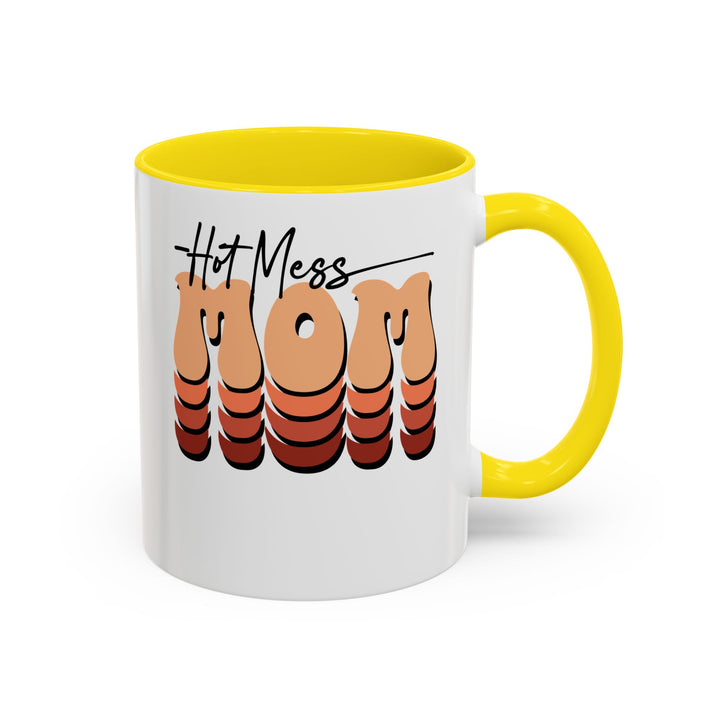 Hot Mess Mom - Accent Coffee Mug (11, 15oz)