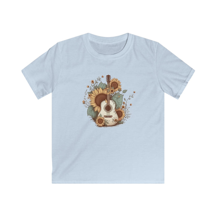 Sunflower Guitar - Kids Softstyle Tee