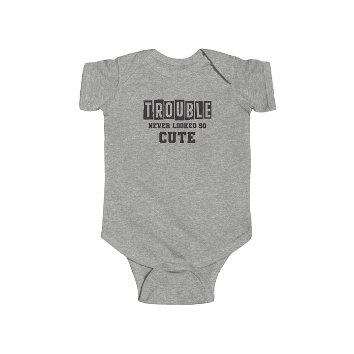 Trouble Never Looked So Cute - Infant Fine Jersey Bodysuit