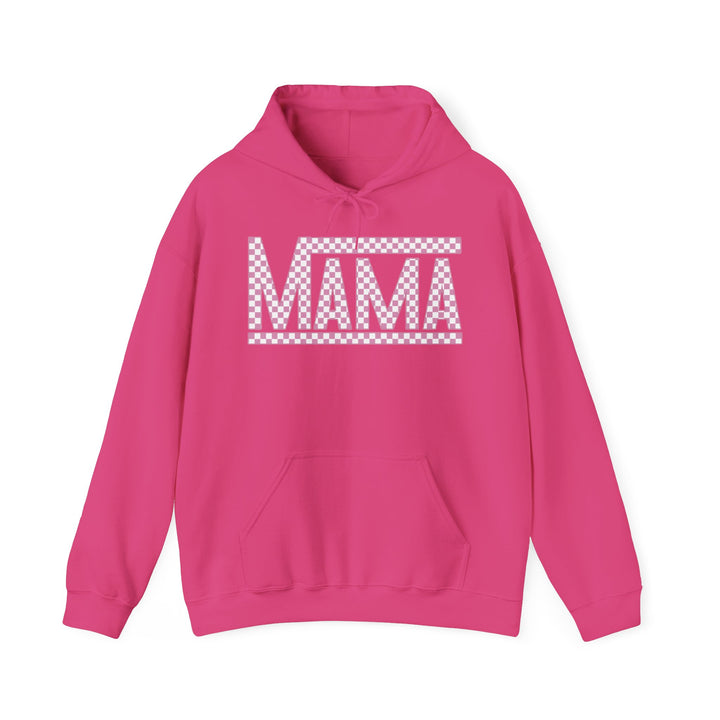 Pink Check Mama - Unisex Heavy Blend™ Hooded Sweatshirt