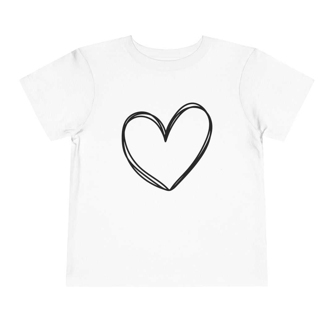 Heart - Toddler Short Sleeve Tee