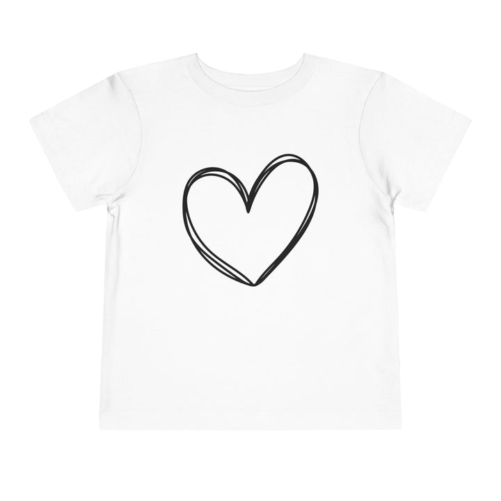 Heart - Toddler Short Sleeve Tee