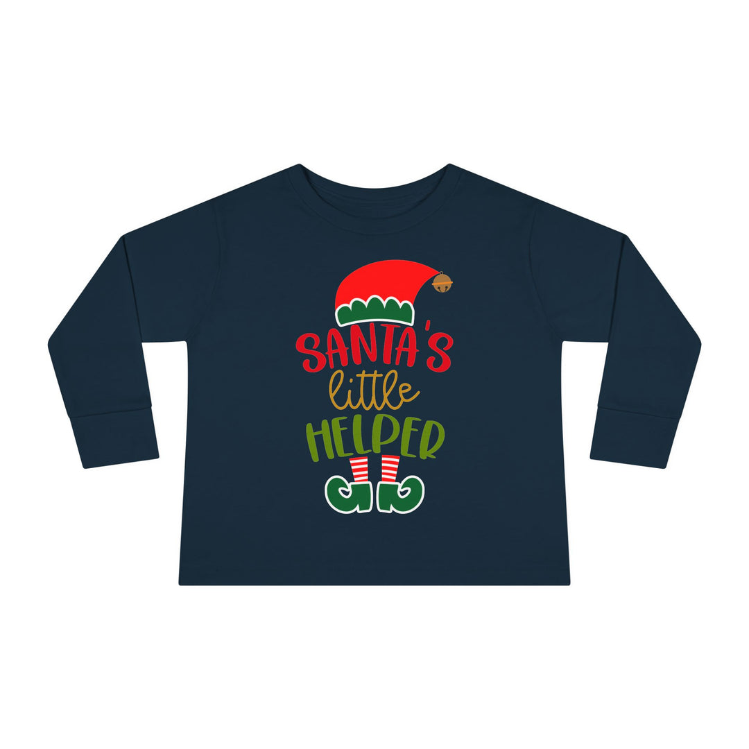 Santa's Little Helper - Toddler Long Sleeve Tee