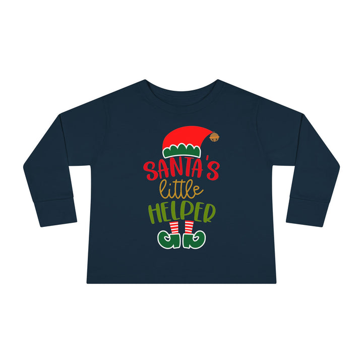 Santa's Little Helper - Toddler Long Sleeve Tee