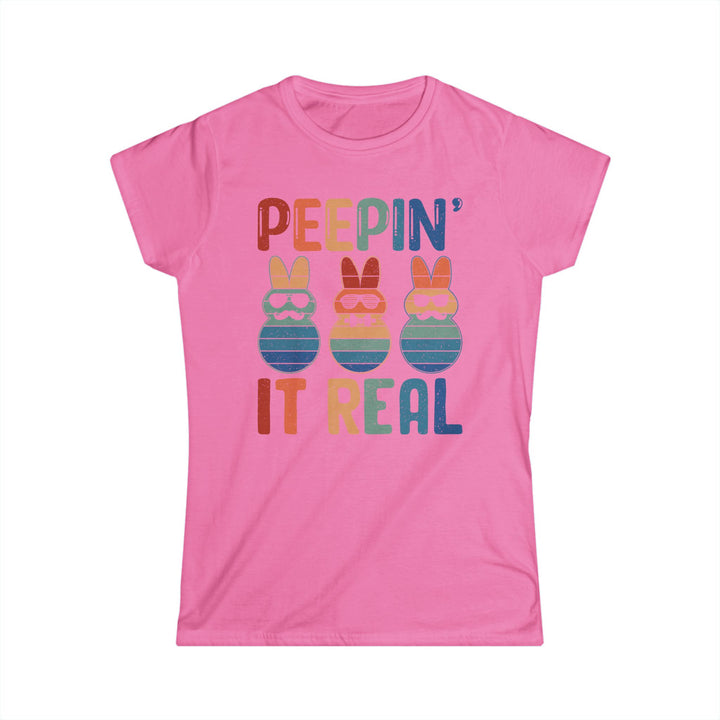 Peepin It Real - Women's Softstyle Tee