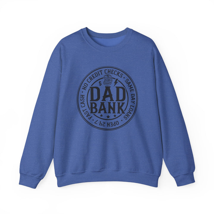 Bank Of Dad - Unisex Heavy Blend™ Crewneck Sweatshirt