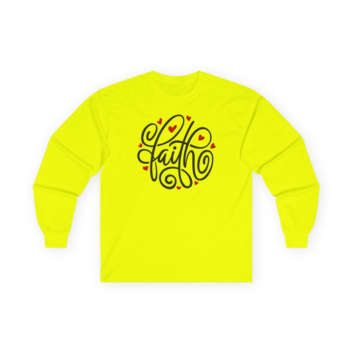 Faith Hearts - Unisex Ultra Cotton Long Sleeve Tee