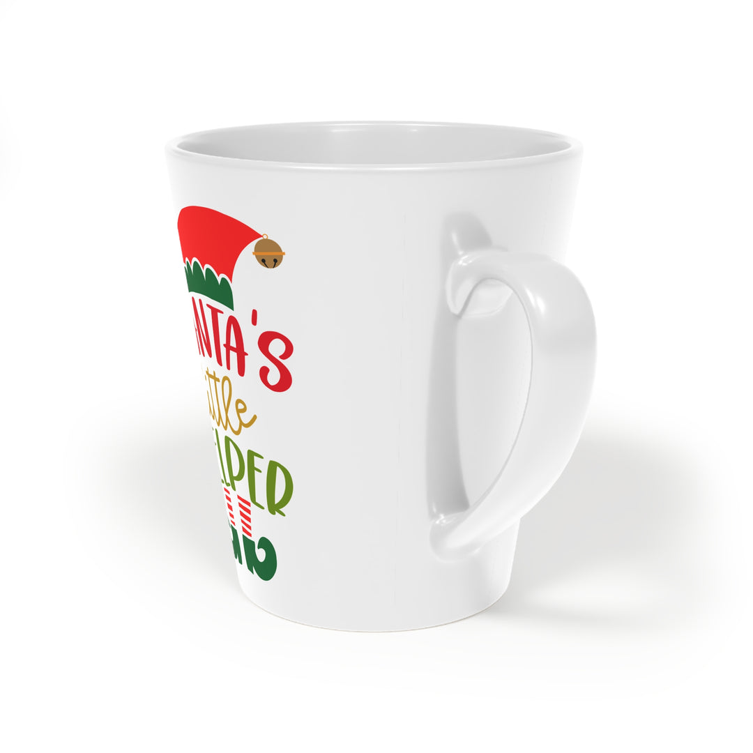 Santa's Little Helper - Latte Mug, 12oz