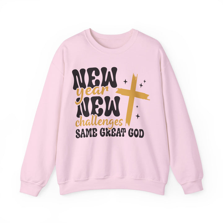 New Year Same Great God - Unisex Heavy Blend™ Crewneck Sweatshirt
