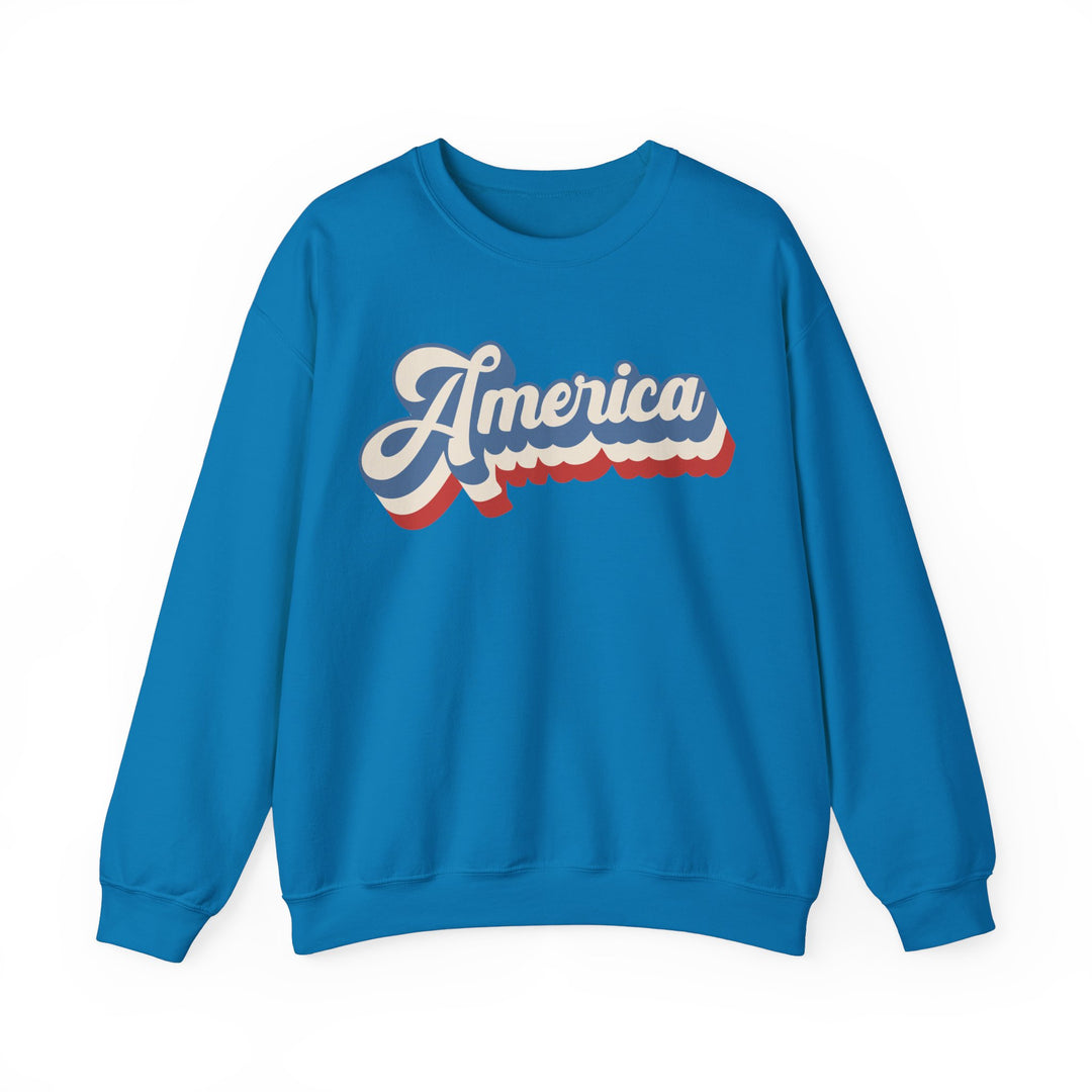 Retro America - Unisex Heavy Blend™ Crewneck Sweatshirt