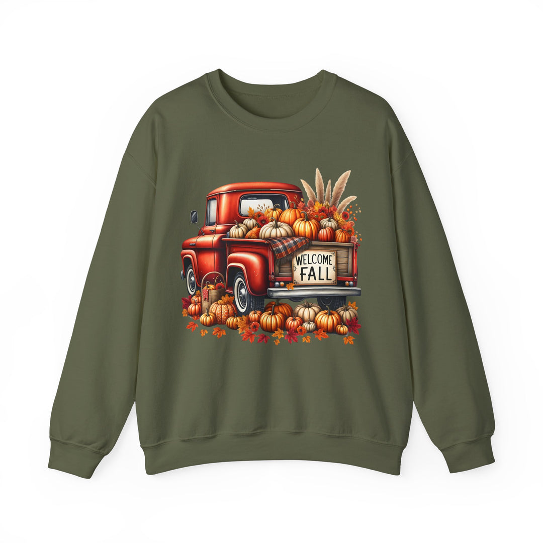 Welcome Fall - Unisex Heavy Blend™ Crewneck Sweatshirt