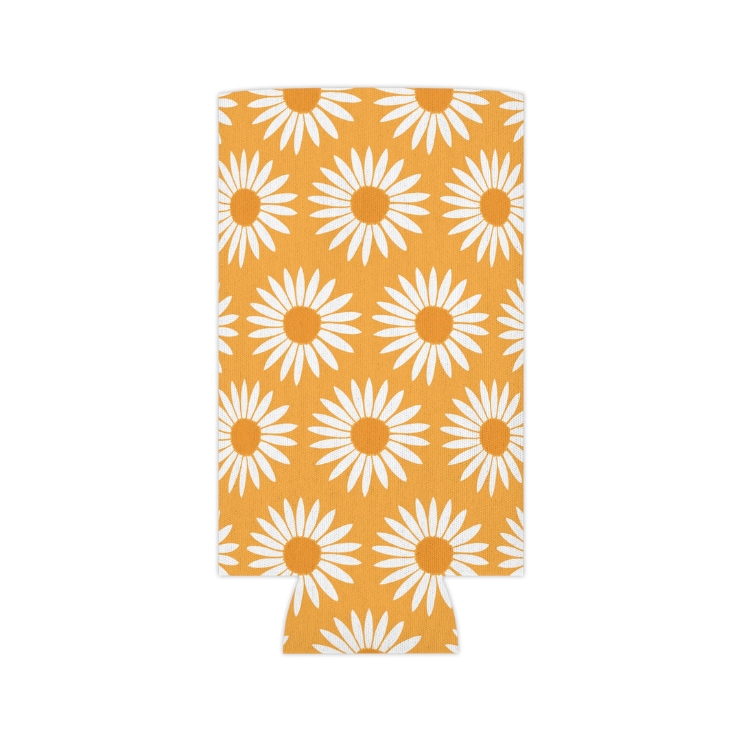 Yellow Sunflower Pattern - Can Cooler