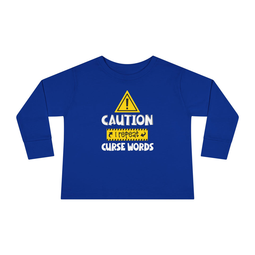 Caution - Toddler Long Sleeve Tee
