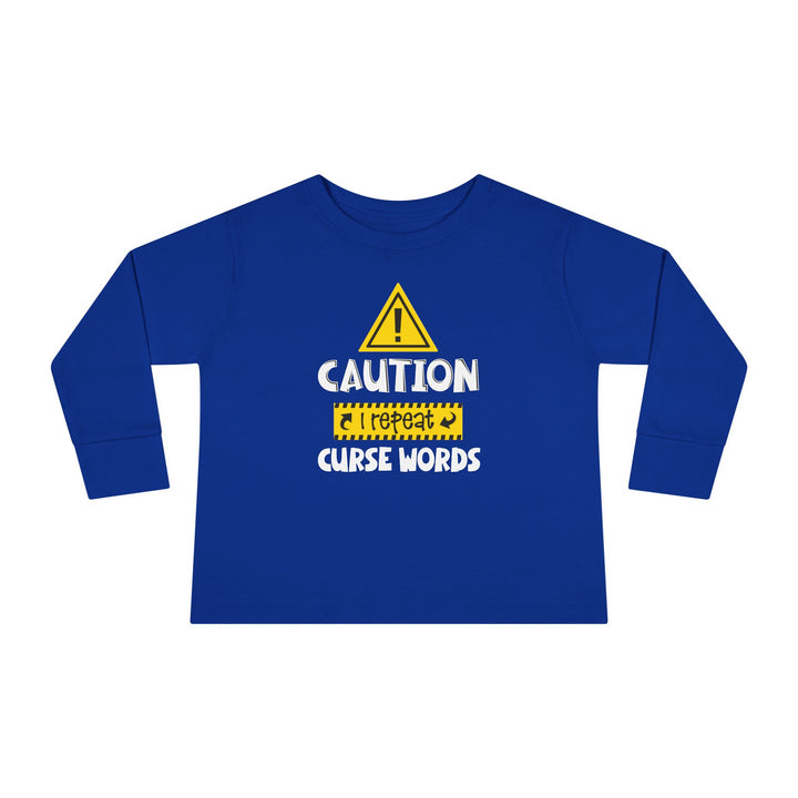 Caution - Toddler Long Sleeve Tee