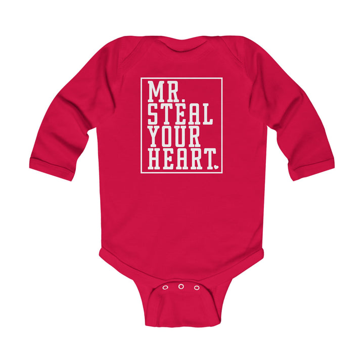 Mr. Steal Your Heart - Infant Long Sleeve Bodysuit