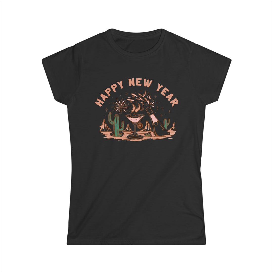 Happy New Year Desert - Women's Softstyle Tee