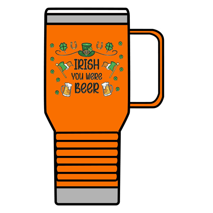 Irish You Were Beer - Travel Mug, 20oz