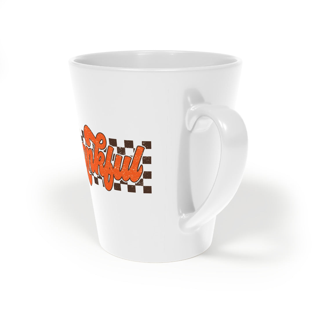 Retro Thankful - Latte Mug, 12oz