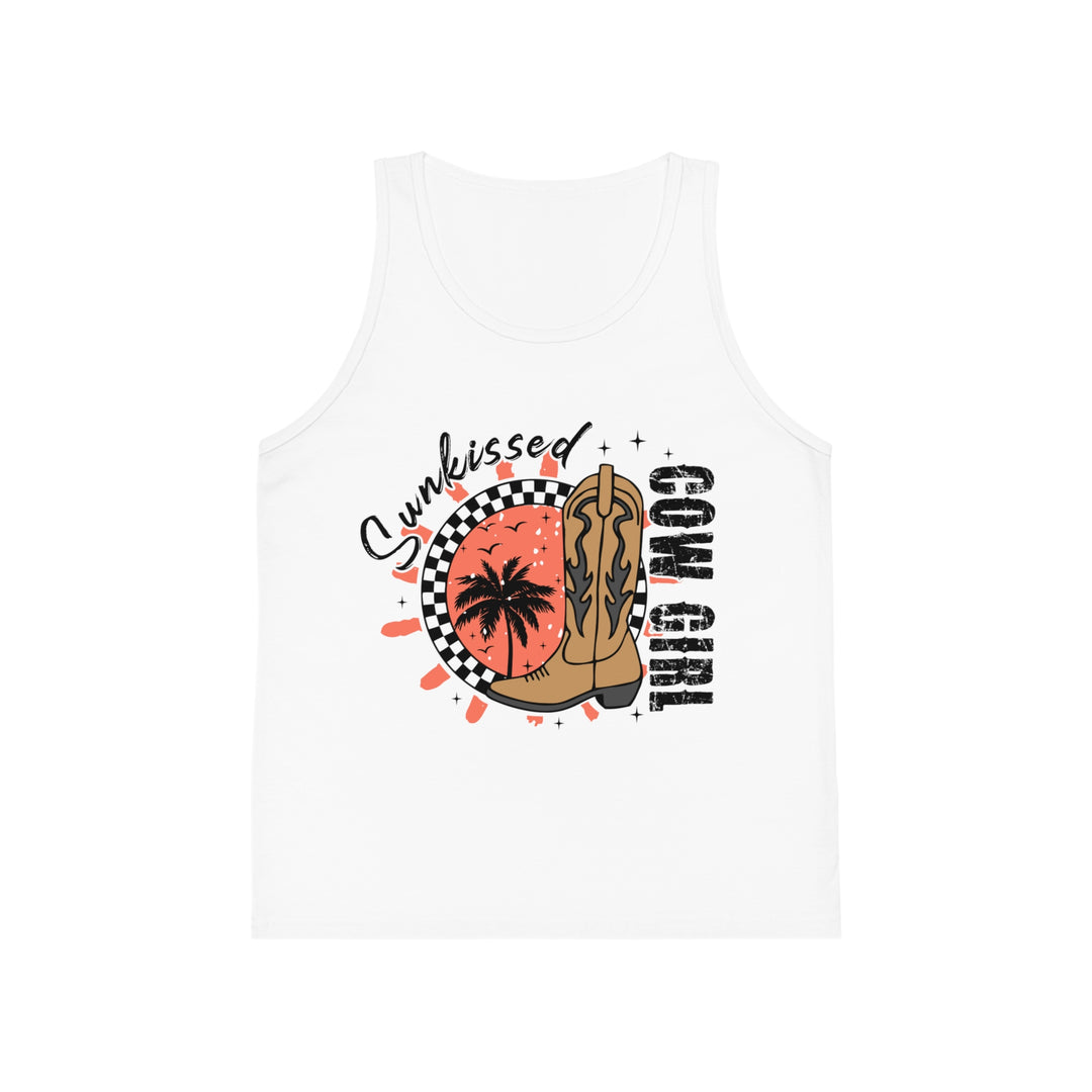 Sunkissed Cowgirl - Kid's Jersey Tank Top
