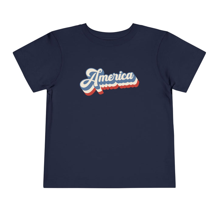 Retro America - Toddler Short Sleeve Tee
