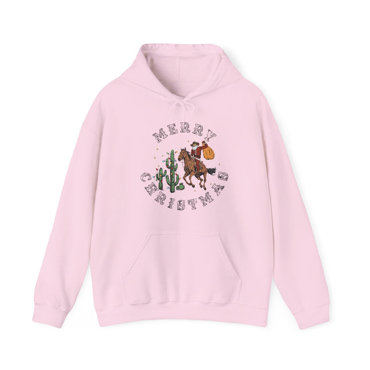 Merry Christmas Cowboy Santa - Unisex Heavy Blend™ Hooded Sweatshirt