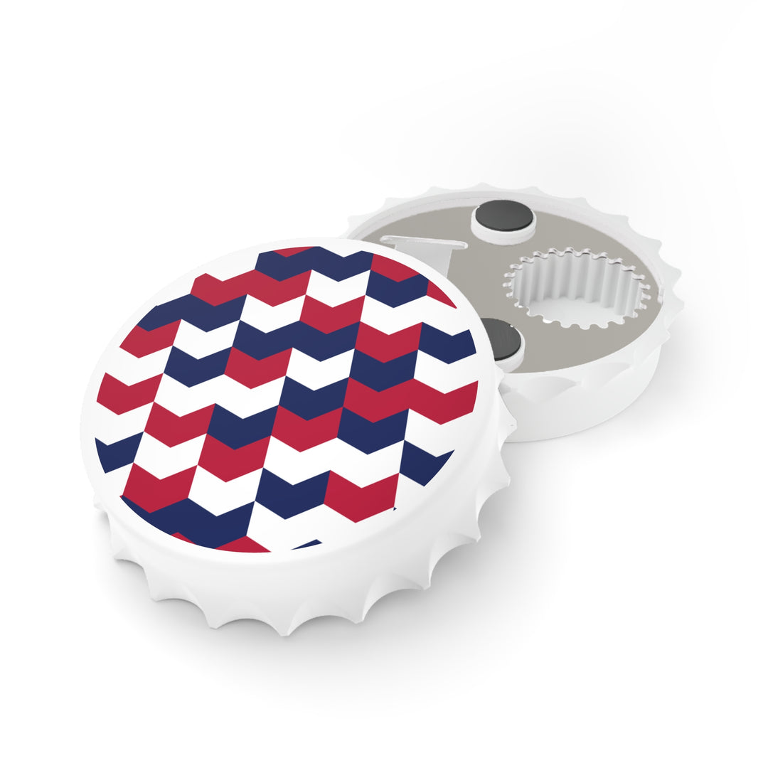 Patriotic Abstract - Bottle Opener