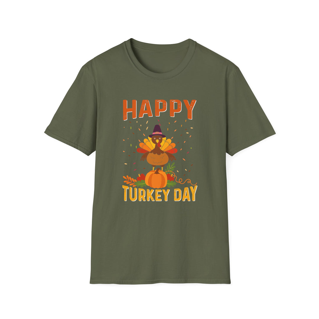 Happy Turkey Day - Unisex Softstyle T-Shirt