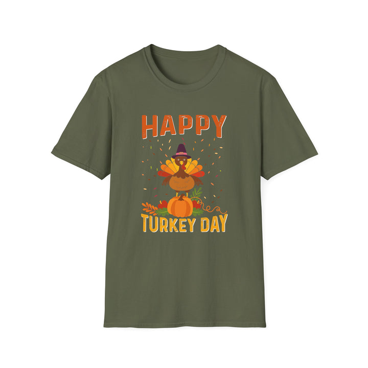 Happy Turkey Day - Unisex Softstyle T-Shirt