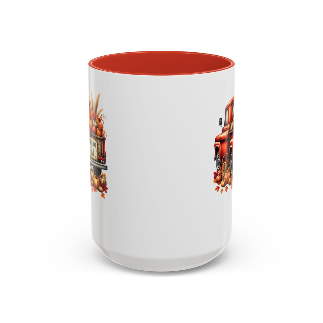 Welcome Fall - Accent Coffee Mug (11, 15oz)