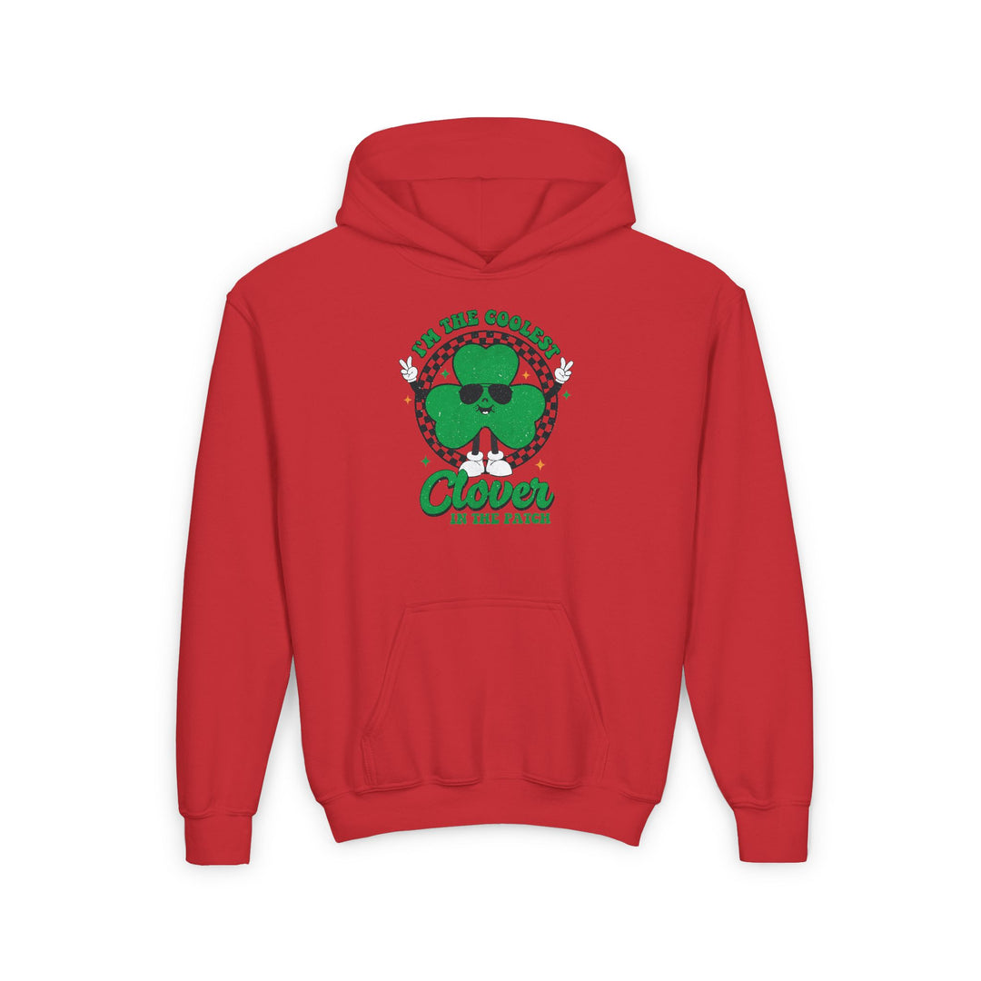 Coolest Clover - Youth Heavy Blend Hooded Sweatshirt