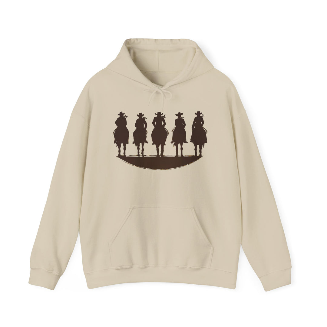 Cowboy Silhouette - Unisex Heavy Blend™ Hooded Sweatshirt