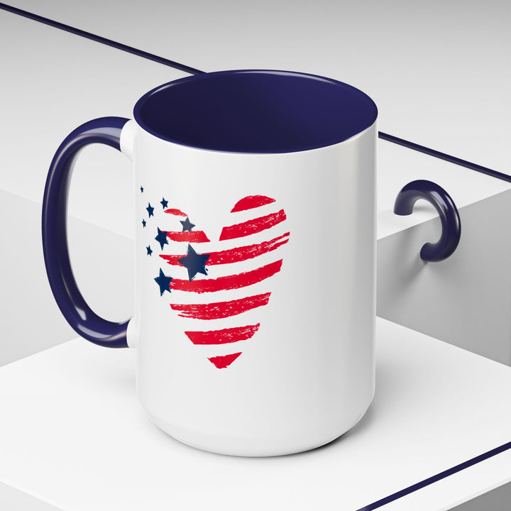 American Heart - Accent Coffee Mug (11, 15oz)