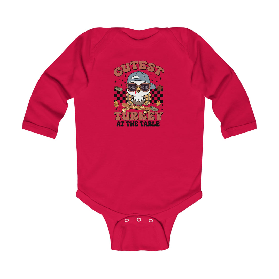 Cutest Turkey Boys - Infant Long Sleeve Bodysuit