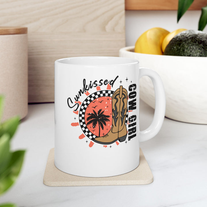Sunkissed Cowgirl - Ceramic Mug, (11oz, 15oz)