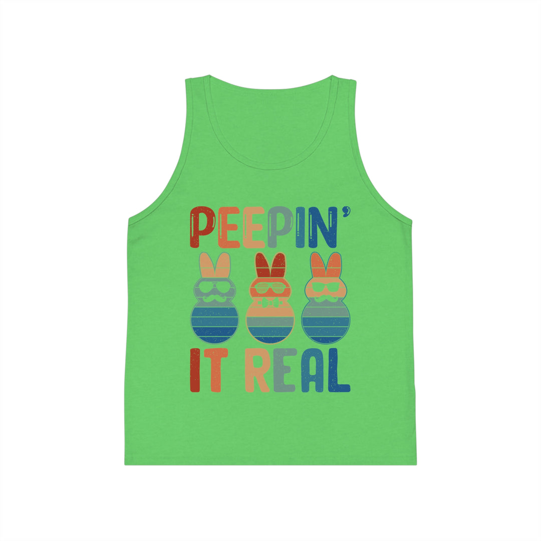 Peepin It Real - Kid's Jersey Tank Top