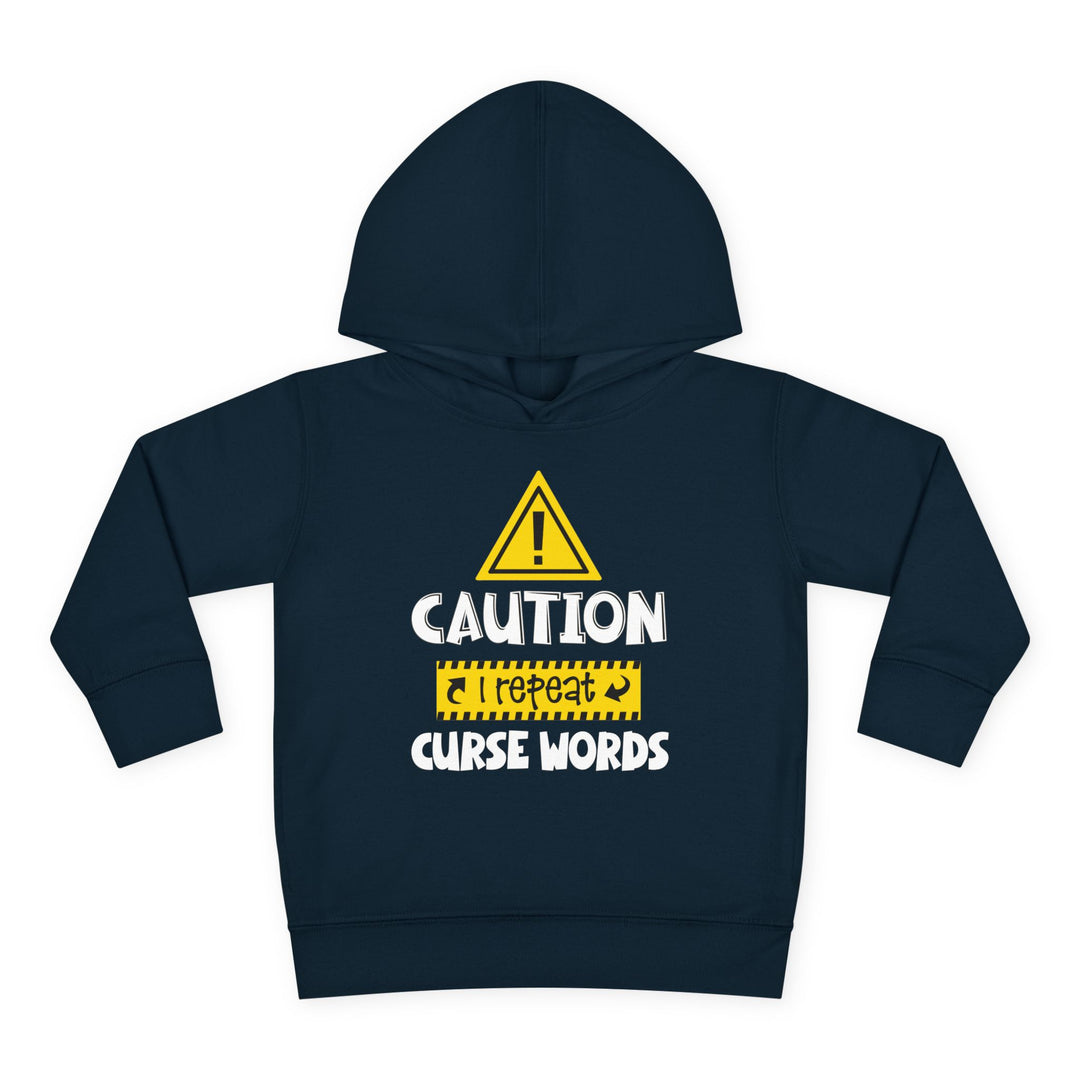 Caution - Toddler Pullover Fleece Hoodie