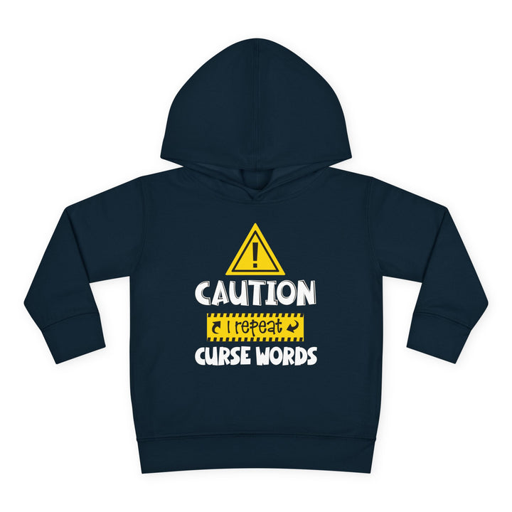 Caution - Toddler Pullover Fleece Hoodie