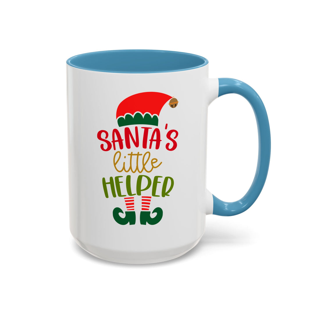 Santa's Little Helper - Accent Coffee Mug (11, 15oz)