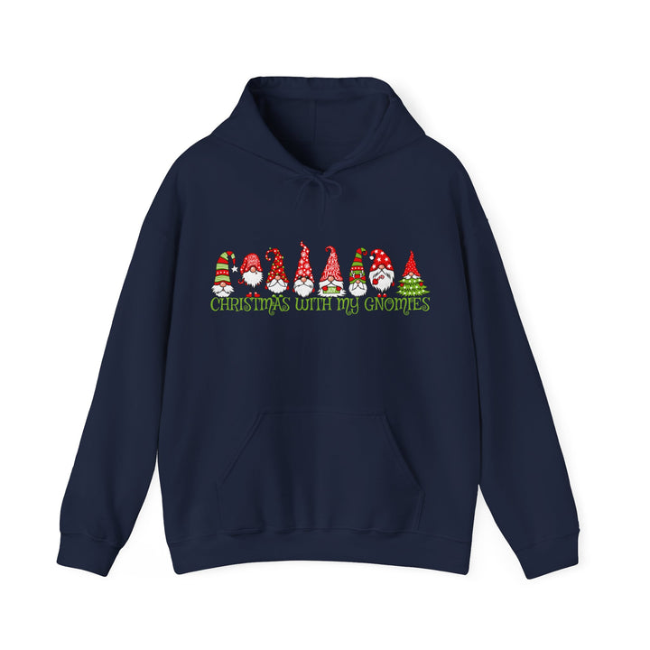 Christmas With My Gnomies - Unisex Heavy Blend™ Hooded Sweatshirt