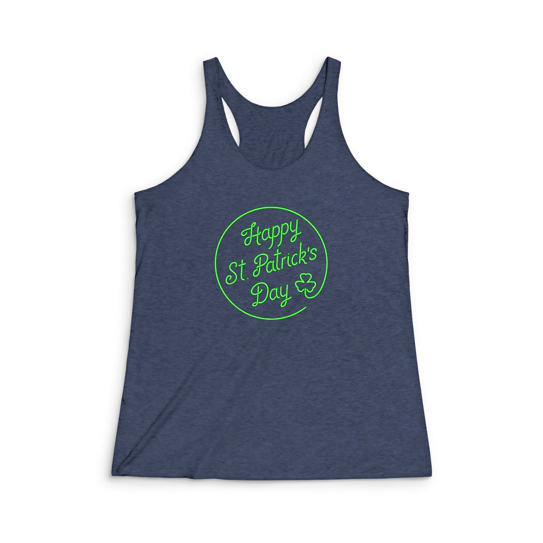 Neon Sign - Women's Tri-Blend Racerback Tank