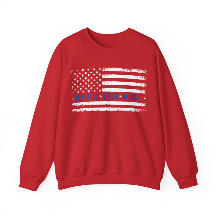 Back The Blue - Unisex Heavy Blend™ Crewneck Sweatshirt
