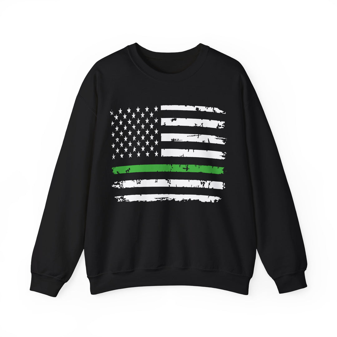 Green Line Flag - Unisex Heavy Blend™ Crewneck Sweatshirt
