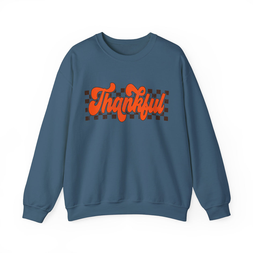 Retro Thankful - Unisex Heavy Blend™ Crewneck Sweatshirt