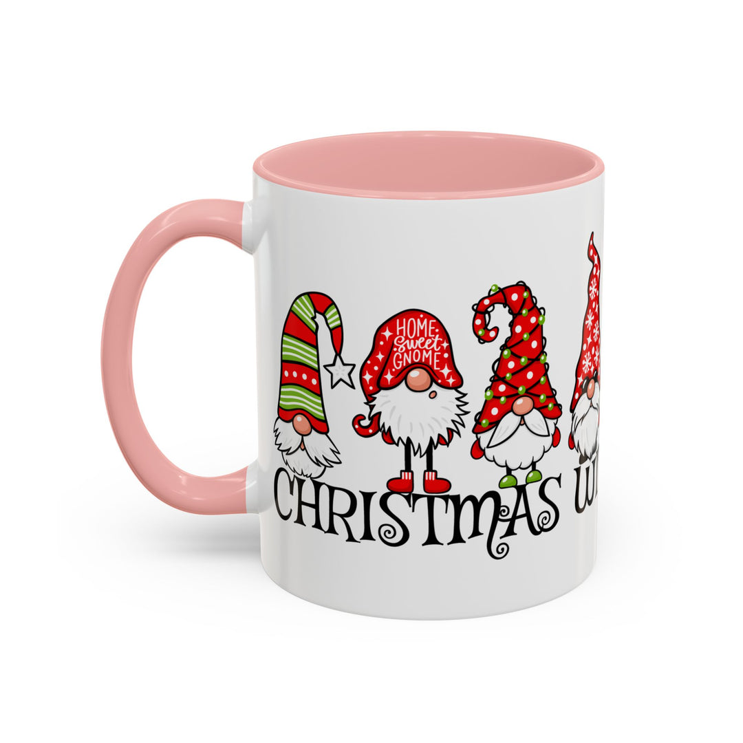 Christmas With My Gnomies - Accent Coffee Mug (11, 15oz)