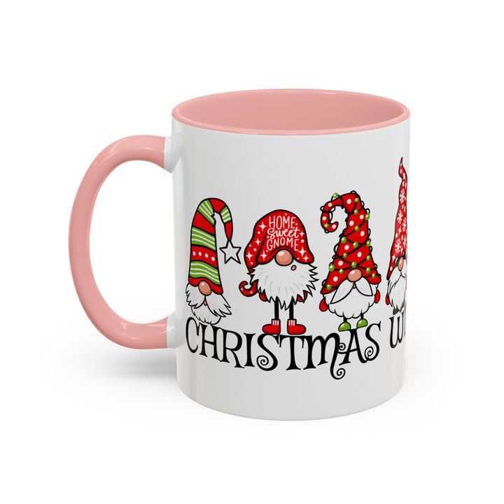 Christmas With My Gnomies - Accent Coffee Mug (11, 15oz)
