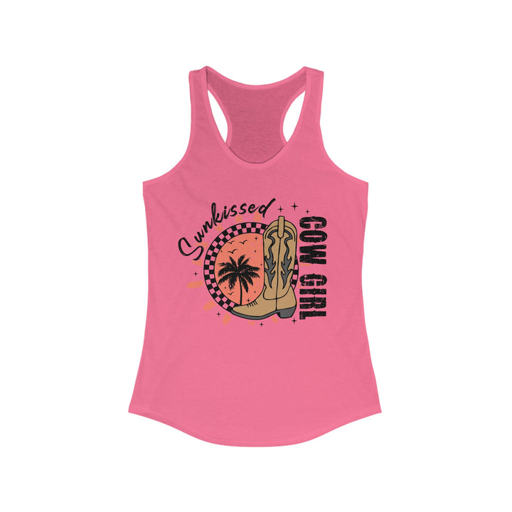 Sunkissed Cowgirl - Women's Ideal Racerback Tank