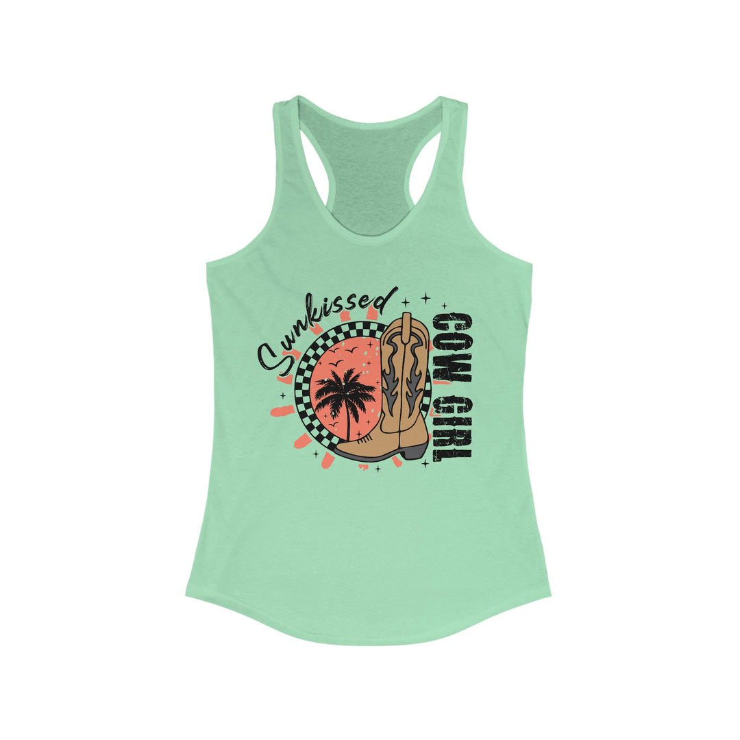Sunkissed Cowgirl - Women's Ideal Racerback Tank