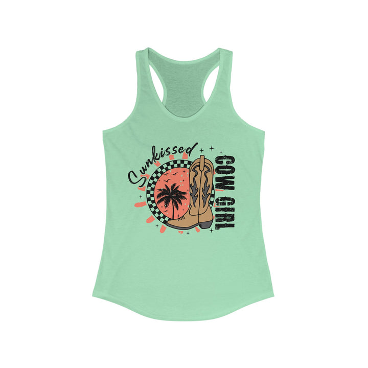Sunkissed Cowgirl - Women's Ideal Racerback Tank