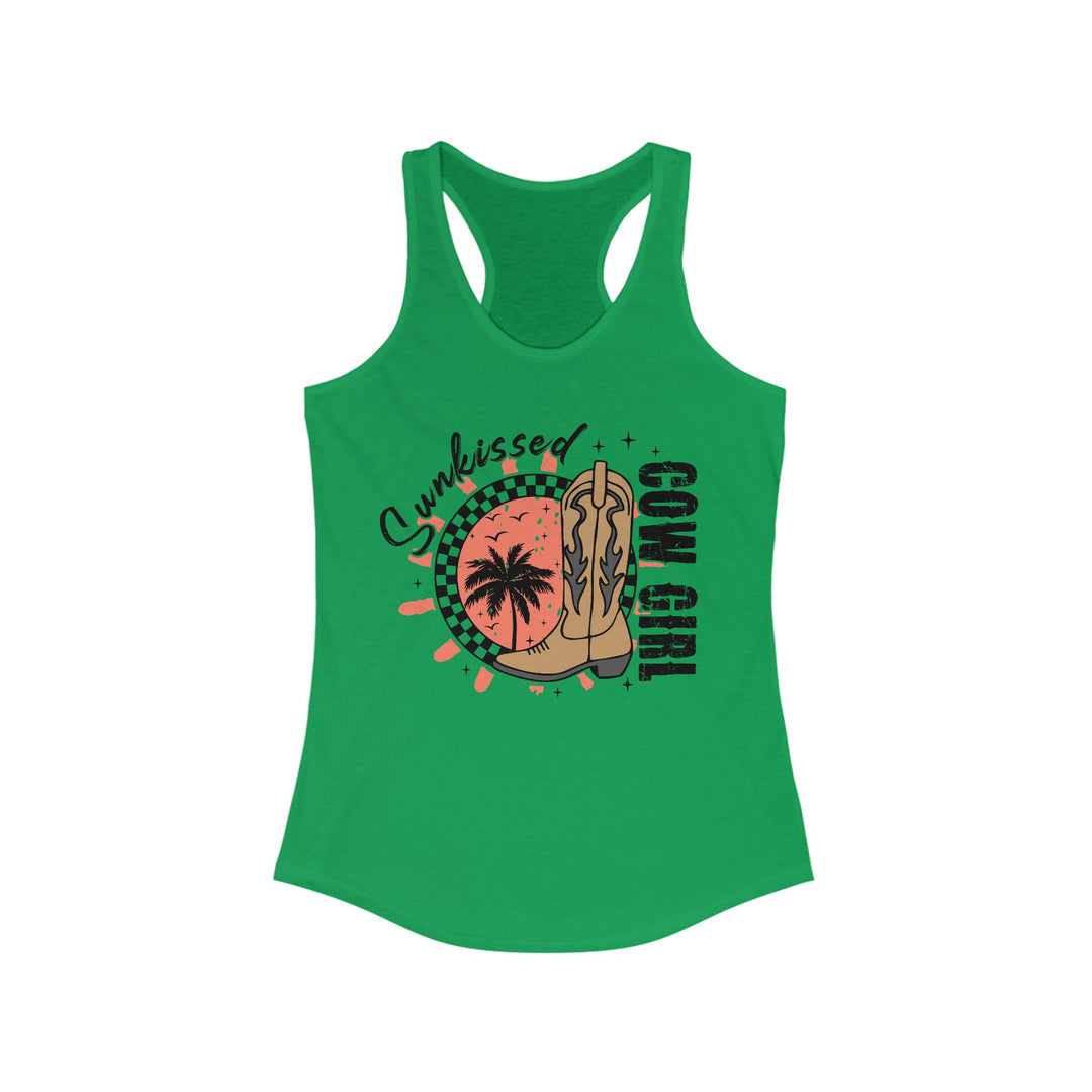 Sunkissed Cowgirl - Women's Ideal Racerback Tank